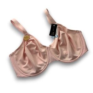 Wacoal Basic Beauty Full Figure Underwire Bra Pink 857303 38DDD
